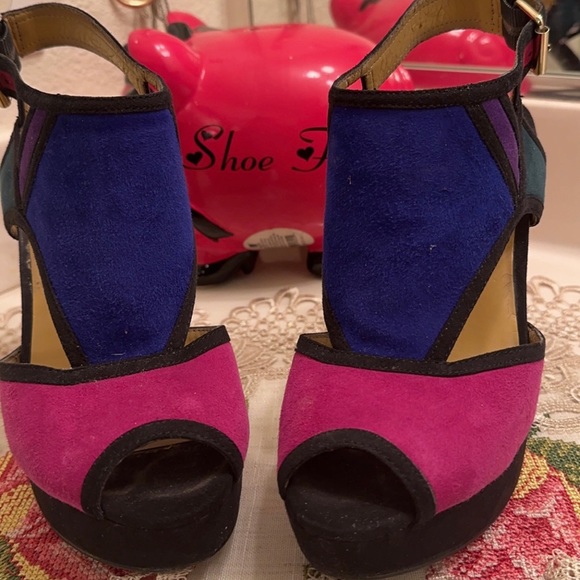 Open Toe Heels | Multi-Color | Nine West - Picture 2 of 3